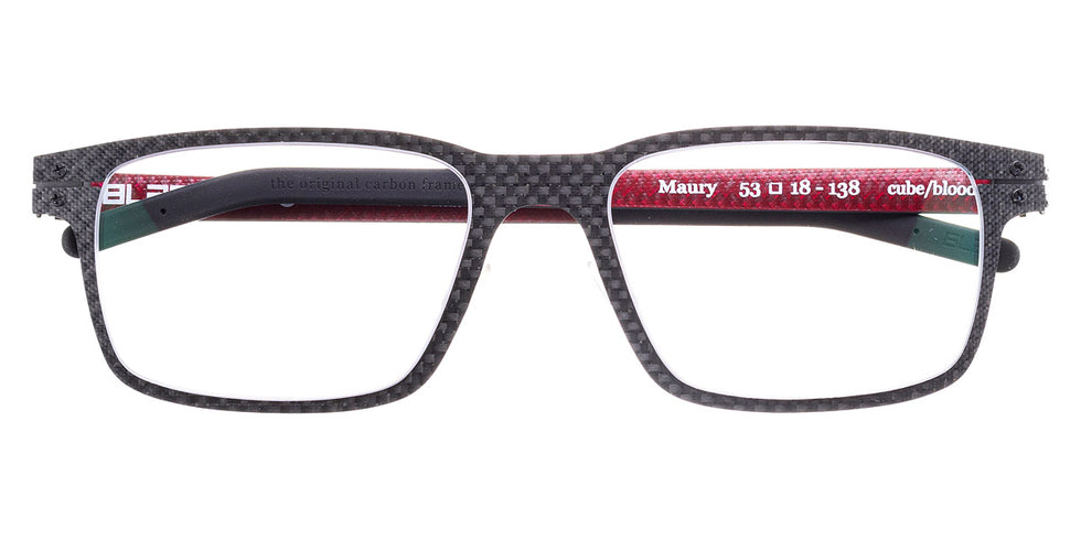 BLAC® MAURY BLAC MAURY CU BL 53 - Black / Red Eyeglasses