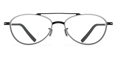Blackfin® MAVERICKS BLF MAVERICKS 1708 52 - Blackfin Black/Satin Silver Rims/Shiny Silver Eyeglasses