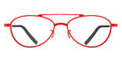 Blackfin® MAVERICKS BLF MAVERICKS 1718 52 - Fluo Red/Shiny Silver Eyeglasses