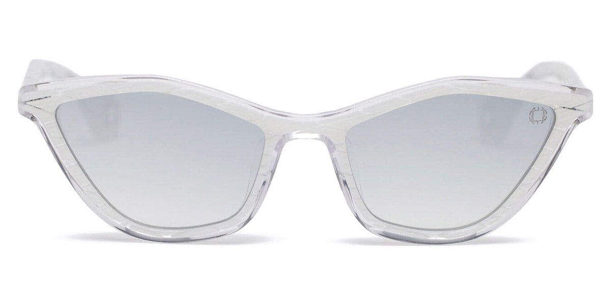 Blake Kuwahara® MAY SUN BLK MAY SUN WHITE WEAVE 52 - WHITE WEAVE Sunglasses