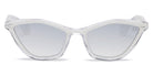 Blake Kuwahara® MAY SUN BLK MAY SUN WHITE WEAVE 52 - WHITE WEAVE Sunglasses