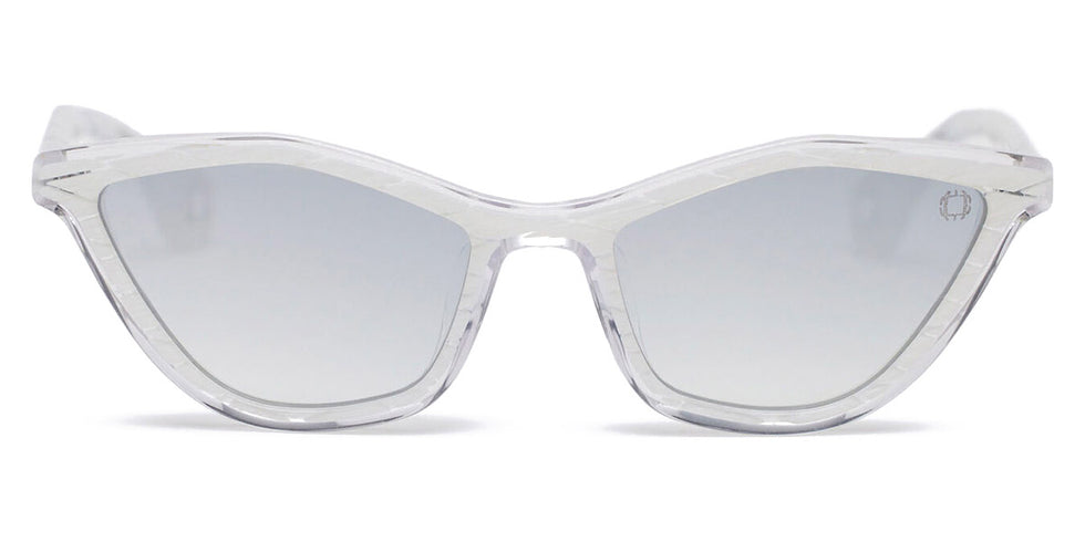 Blake Kuwahara® MAY SUN BLK MAY SUN WHITE WEAVE 52 - WHITE WEAVE Sunglasses