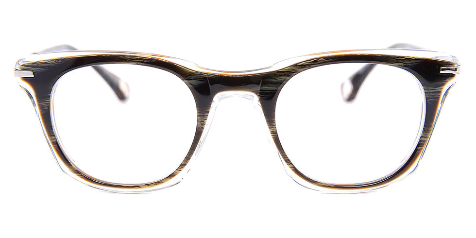 Blake Kuwahara® MCINTIRE BLK MCINTIRE BLACK HORN 46 - BLACK HORN Eyeglasses