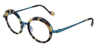 NaoNed® Melenn NAO Melenn 66B 46 - 66B Havana Tortoiseshell/Matt Pacific Green Eyeglasses