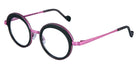 NaoNed® Melenn NAO Melenn 82VTA 46 - 82VTA Transparent Green/Dark Candy Pink Eyeglasses