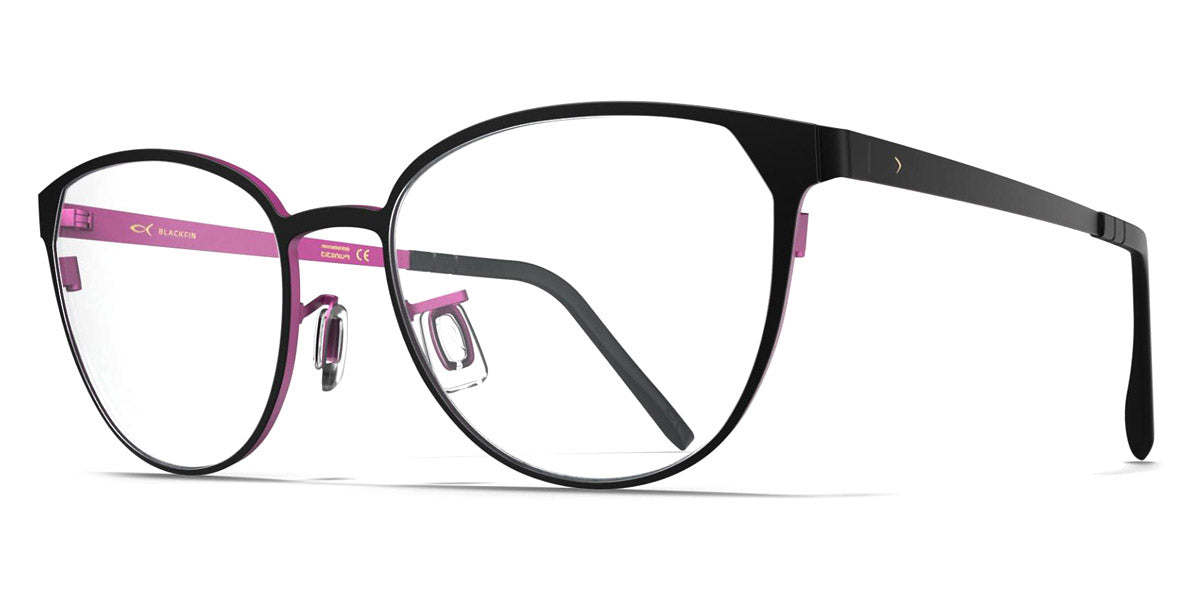 Blackfin® MELROSE BLF Melrose 1597 52 - Matt Black/Deep Magenta Eyeglasses