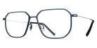 Blackfin® MENDOCINO BLF Mendocino 1637 54 - Galaxy Blue/Shiny Silver Eyeglasses