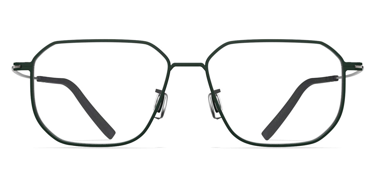 Blackfin® MENDOCINO BLF Mendocino 1707 54 - Hunter Green/Brushed Silver Eyeglasses