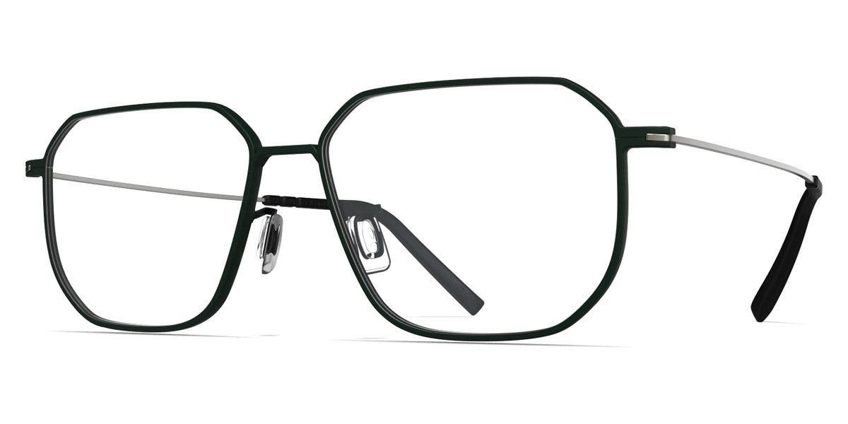 Blackfin® MENDOCINO BLF Mendocino 1707 54 - Hunter Green/Brushed Silver Eyeglasses