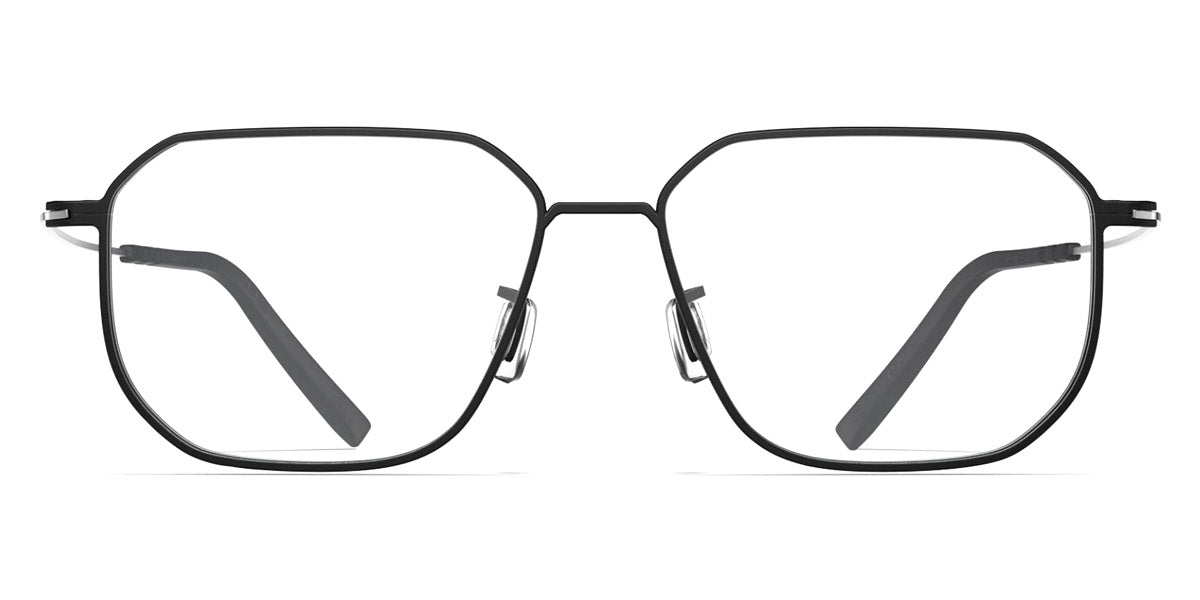 Blackfin® MENDOCINO BLF Mendocino 1852 54 - Blackfin Black/Satin Silver Eyeglasses