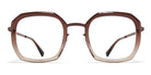 Mykita® MERVI MYK MERVI A64 Mocca/Brown Gradient 48 - A64 Mocca/Brown Gradient Eyeglasses