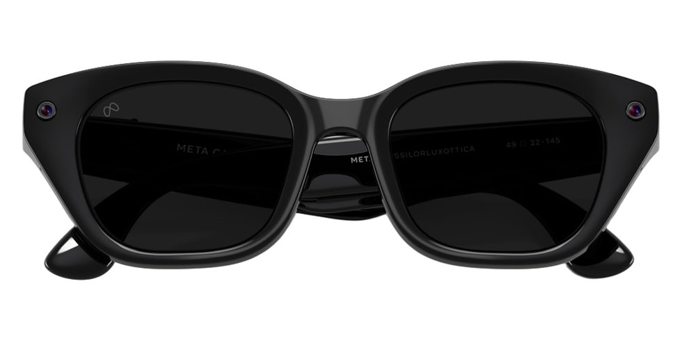 Meta Capri 0YM000007 Sun Sunglasses - Black/Black Photochromic