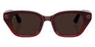 Meta Capri 0YM000007 Sun Sunglasses - Brown Red/Red Polarized