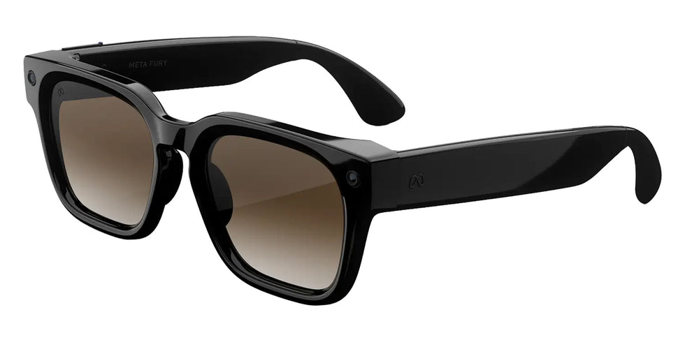 Meta Fury Sun Sunglasses - Classic Black/Brown Gradient