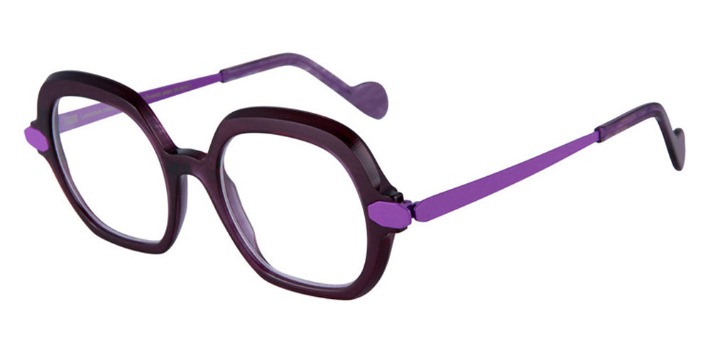 NaoNed® Mihinic NAO Mihinic 74P 48 - Transparent Violet / Hocco Violet Eyeglasses