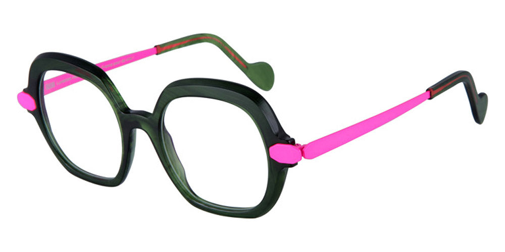 NaoNed® Mihinic NAO Mihinic 81V 48 - Transparent Green / Neon Pink Eyeglasses