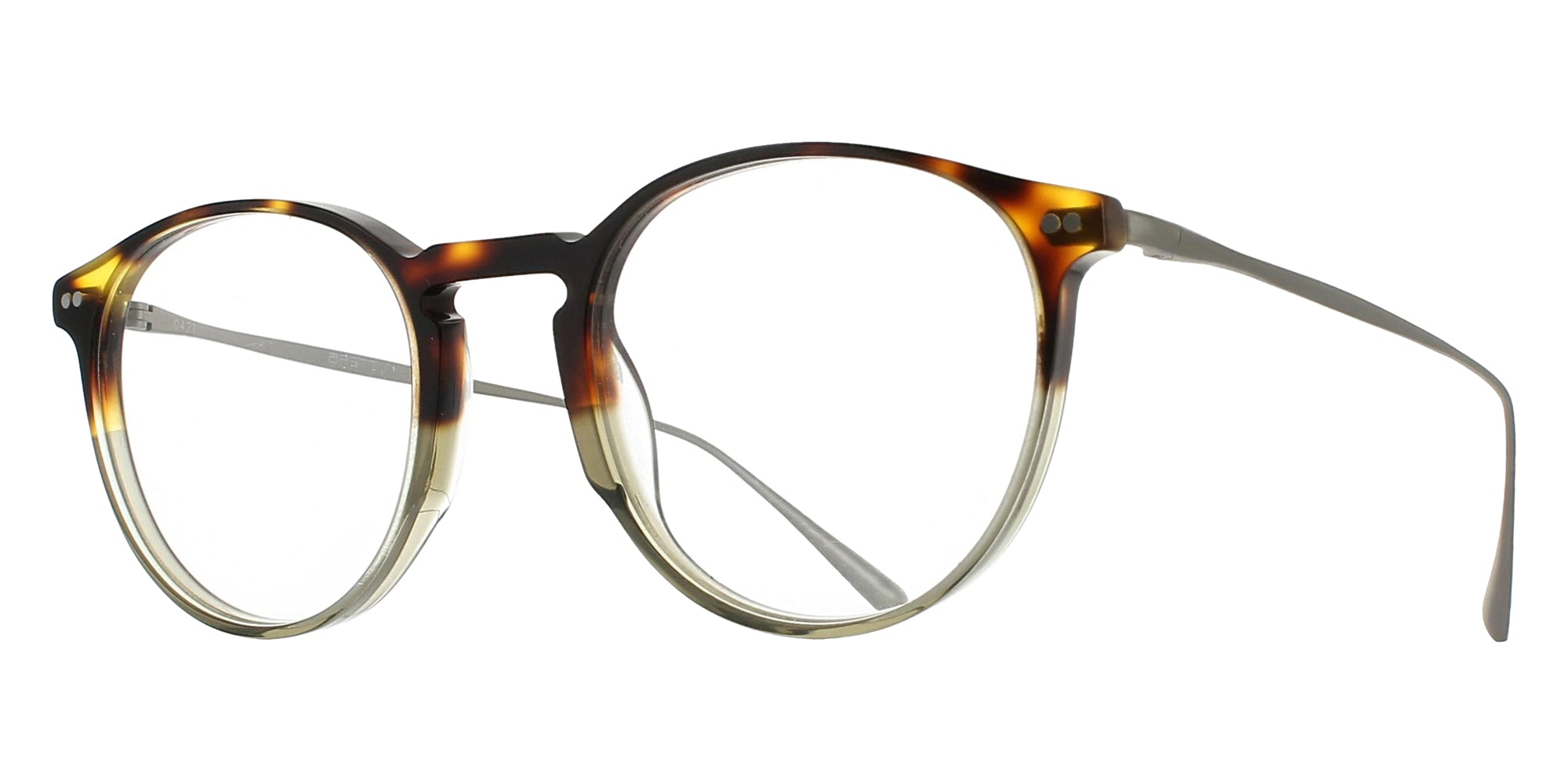Brett® MILES BRTT MILES-C13-ST 49 - Khaki Gradient Tortoise/Silver - C13