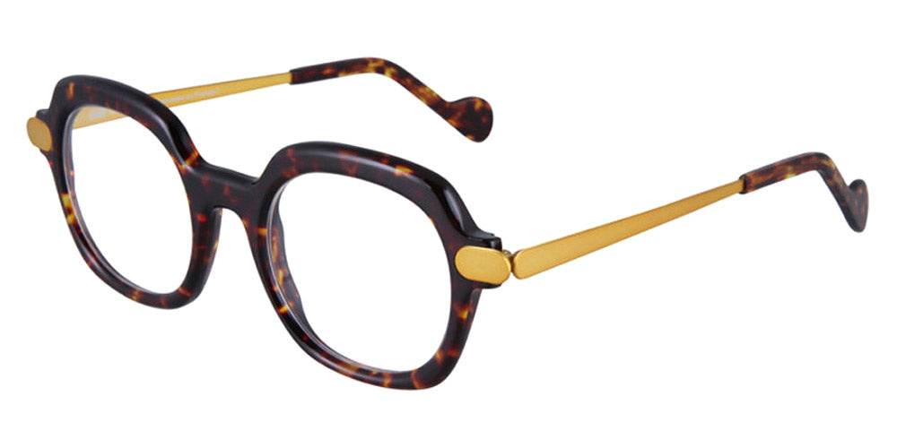 NaoNed® Min Aour NAO Min Aour 72B2 48 - 72B2 Tortoiseshell/Curry Yellow Eyeglasses