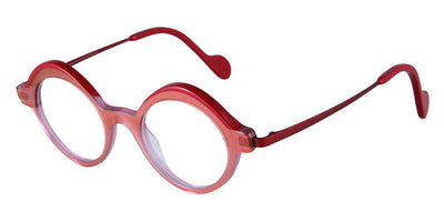 NaoNed® Minaoued NAO Minaoued 46004 43 - Holographic Pink and Solid Red / Matte Crimson Red Eyeglasses