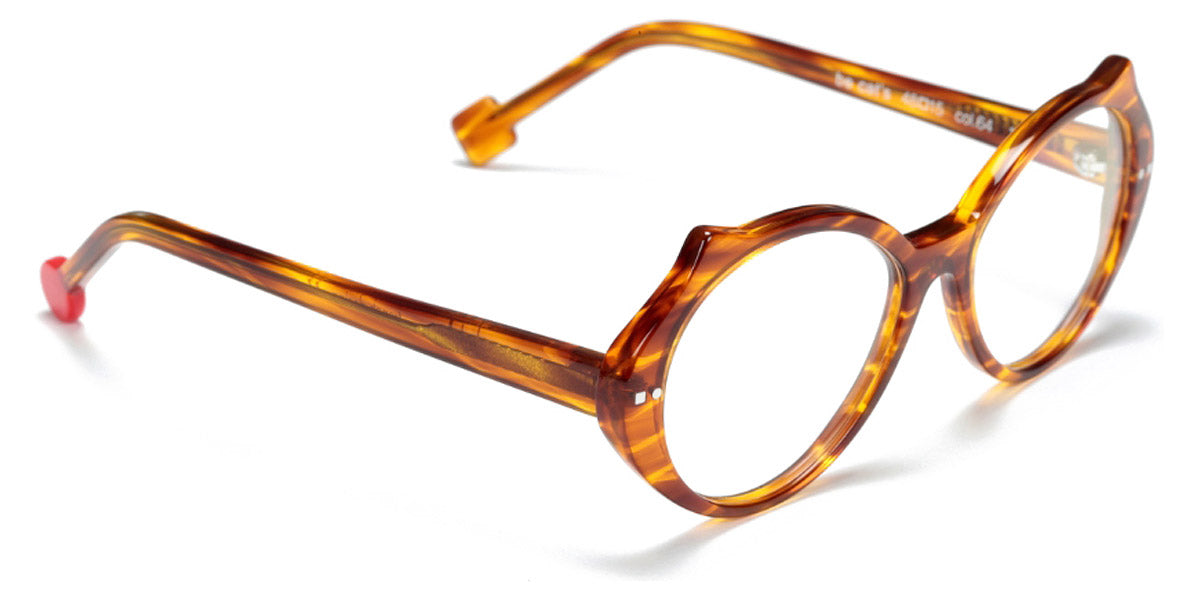 Sabine Be® Mini Be Cat'S SB Mini Be Cat'S 64 48 - Shiny Blonde Veined Tortoise Eyeglasses