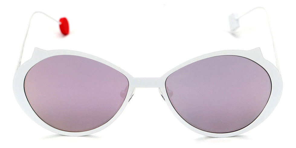 Sabine Be® Mini Be Cat'S Slim Sun - Satin White Sunglasses