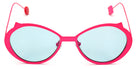 Sabine Be® Mini Be Cat'S Slim Sun - Satin Neon Pink Sunglasses