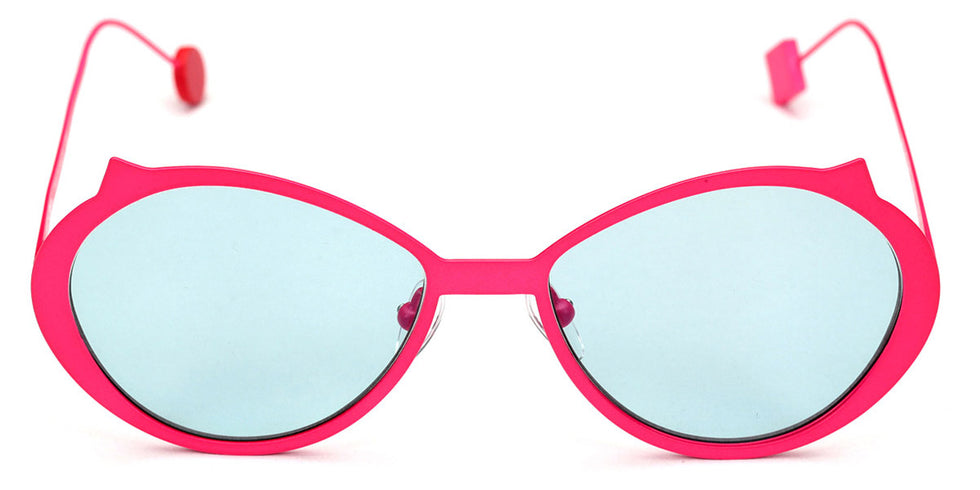 Sabine Be® Mini Be Cat'S Slim Sun - Satin Neon Pink Sunglasses