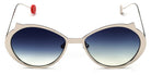 Sabine Be® Mini Be Cat'S Slim Sun - Polished Palladium Sunglasses