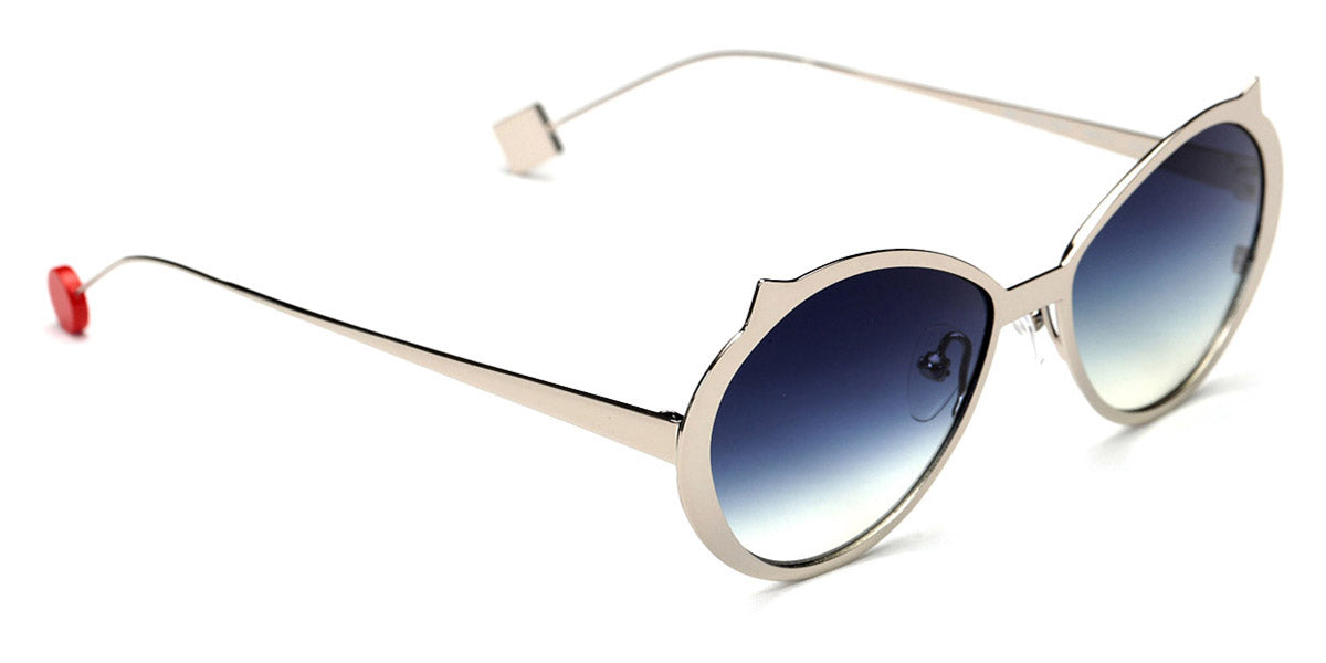 Sabine Be® Mini Be Cat'S Slim Sun - Polished Palladium Sunglasses
