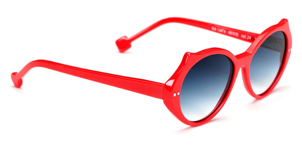 Sabine Be® Mini Be Cat'S Sun - Shiny Red Sunglasses