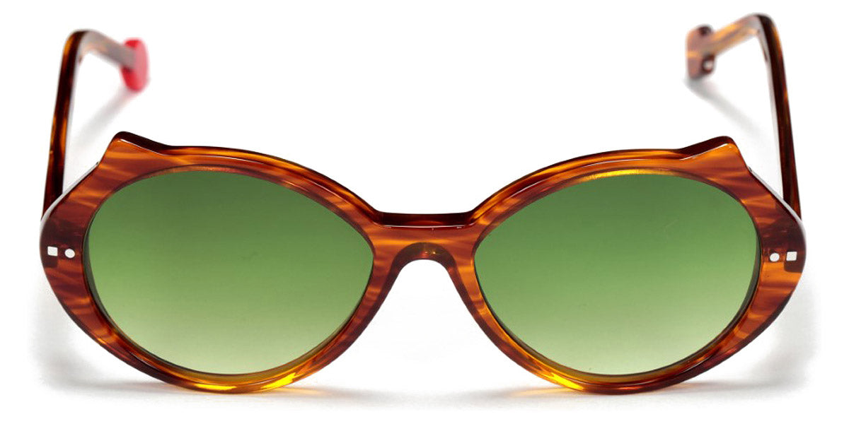 Sabine Be® Mini Be Cat'S Sun SB Mini Be Cat'S Sun 64 48 - Shiny Blonde Veined Tortoise Sunglasses
