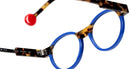 Sabine Be® Mini Be Clever SB Mini Be Clever 621 45 - Shiny Majorelle Blue / Shiny Tokyo Tortoiseshell Eyeglasses