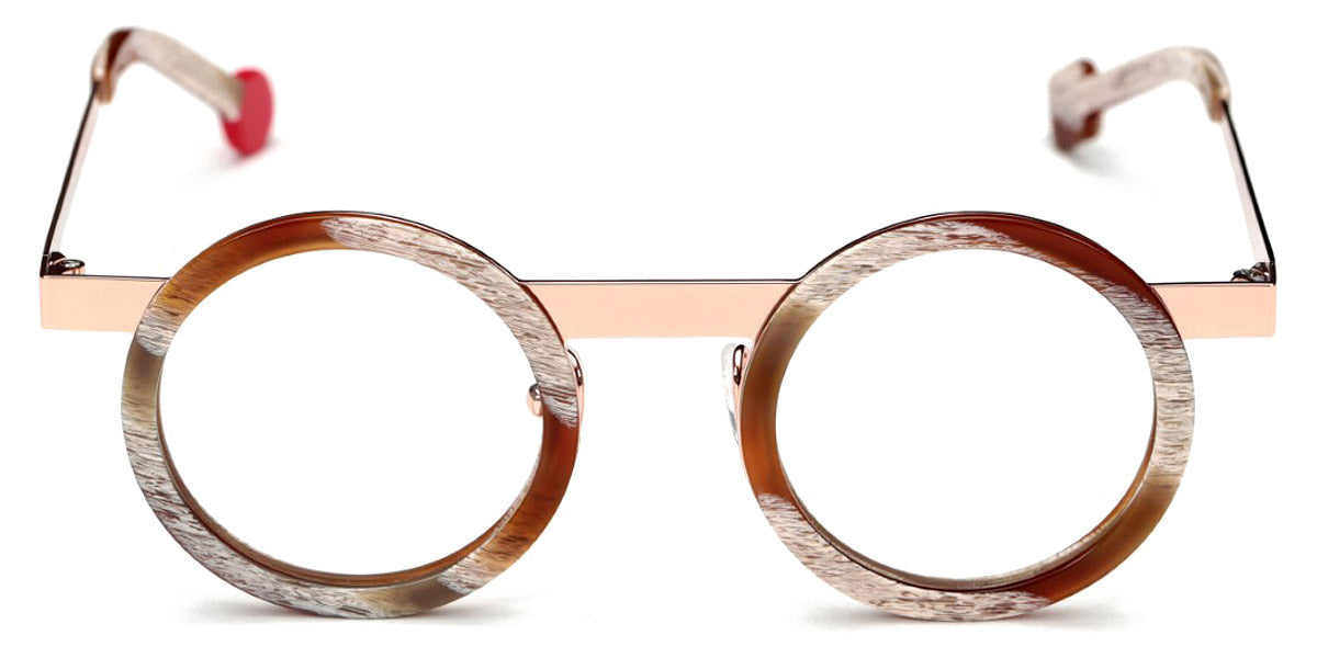 Sabine Be® Mini Be Gipsy SB Mini Be Gipsy 351 39 - Shiny Vintage Horn / Polished Rose Gold Eyeglasses