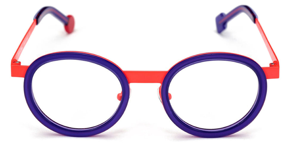 Sabine Be® Mini Be Lucky SB Mini Be Lucky 66 43 - Shiny Purple / Satin Neon Orange Eyeglasses