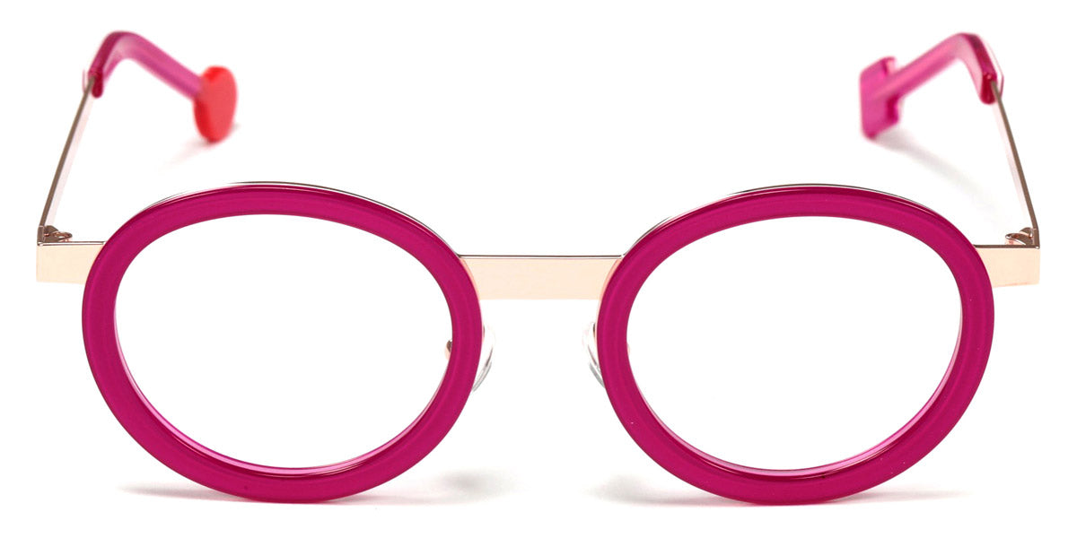 Sabine Be® Mini Be Lucky SB Mini Be Lucky 190 43 - Shiny Fushia Pink / Polished Rose Gold Eyeglasses