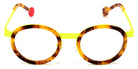 Sabine Be® Mini Be Lucky SB Mini Be Lucky 690 43 - Shiny Tortoiseshell / Neon Yellow Satin Eyeglasses