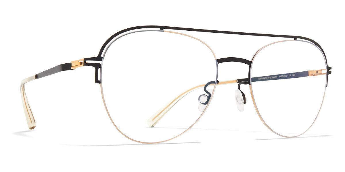 Mykita® MISAKO MYK MISAKO Black/Glossy Gold 52 - Black/Glossy Gold Eyeglasses
