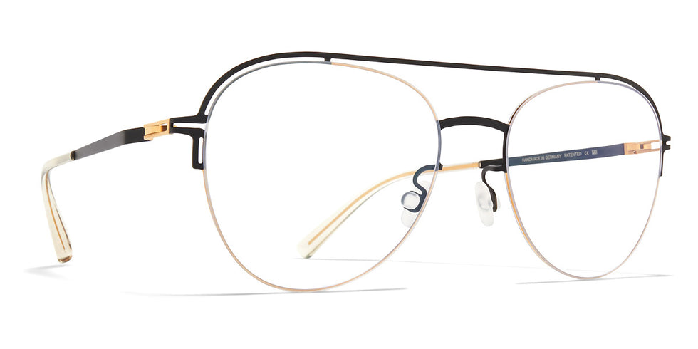 Mykita® MISAKO MYK MISAKO Black/Glossy Gold 52 - Black/Glossy Gold Eyeglasses