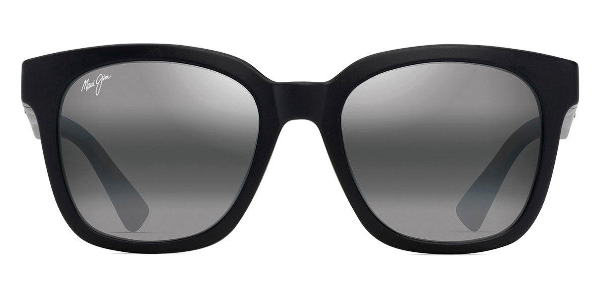 Maui Jim® Honua Asian Fit MJI 653-02 55 - Matte Black/Neutral Grey Sunglasses