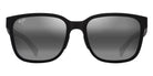 Maui Jim® Paulele Asian Fit MJI 660-02 57 - Matte Black/Neutral Grey Sunglasses