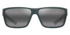 Maui Jim® Uila MJI 661-15 62 - Matte Dark Military Green/Neutral Grey Sunglasses