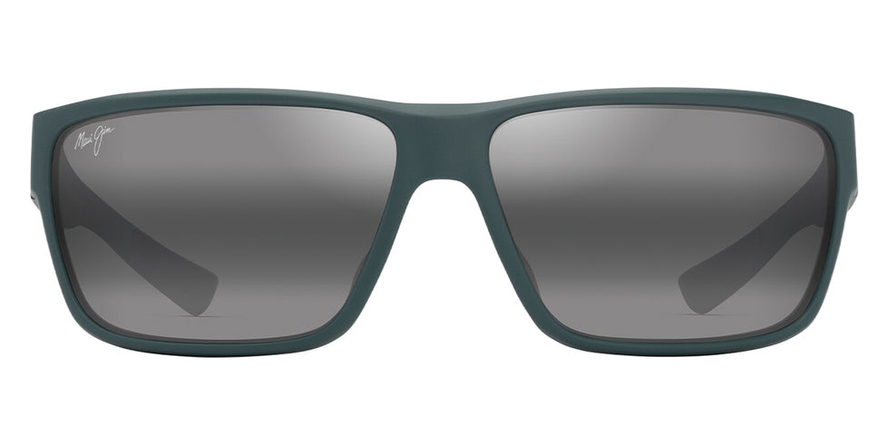 Maui Jim® Uila MJI 661-15 62 - Matte Dark Military Green/Neutral Grey Sunglasses