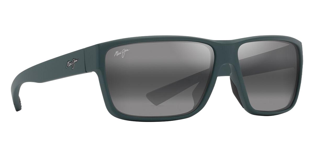Maui Jim® Uila MJI 661-15 62 - Matte Dark Military Green/Neutral Grey Sunglasses
