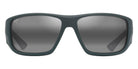 Maui Jim® Keha MJI 663-15 63 - Matte Dark Military Green/Neutral Grey Sunglasses