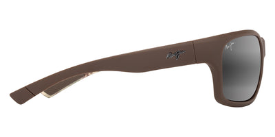 Maui Jim® Ano Nui MJI 681-01 63 - Matte Solid Brown/Neutral Grey Sunglasses