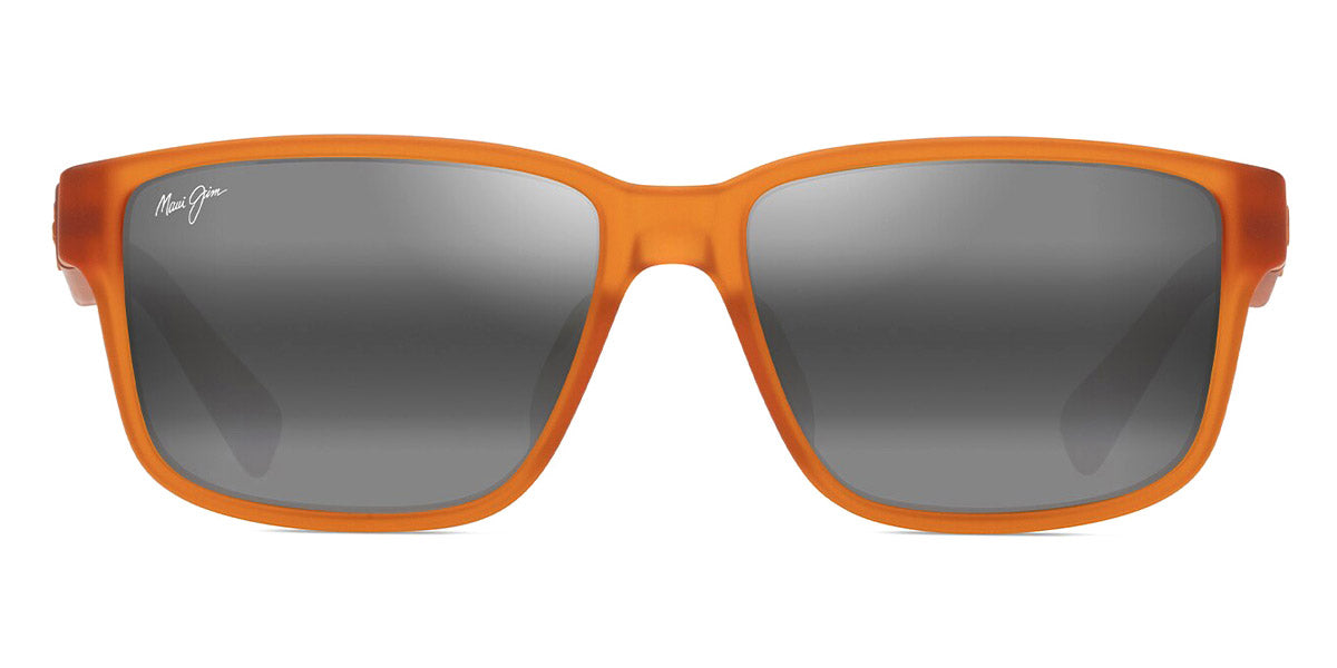 Maui Jim® Kuniahi Af MJI 688-29 58 - Matte Transparent Orange/Neutral Grey Sunglasses