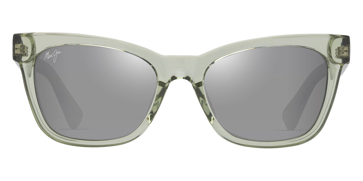 Maui Jim® Hiwahiwa MJI 689-15 54 - Shiny Transparent Sage/Neutral Grey Sunglasses
