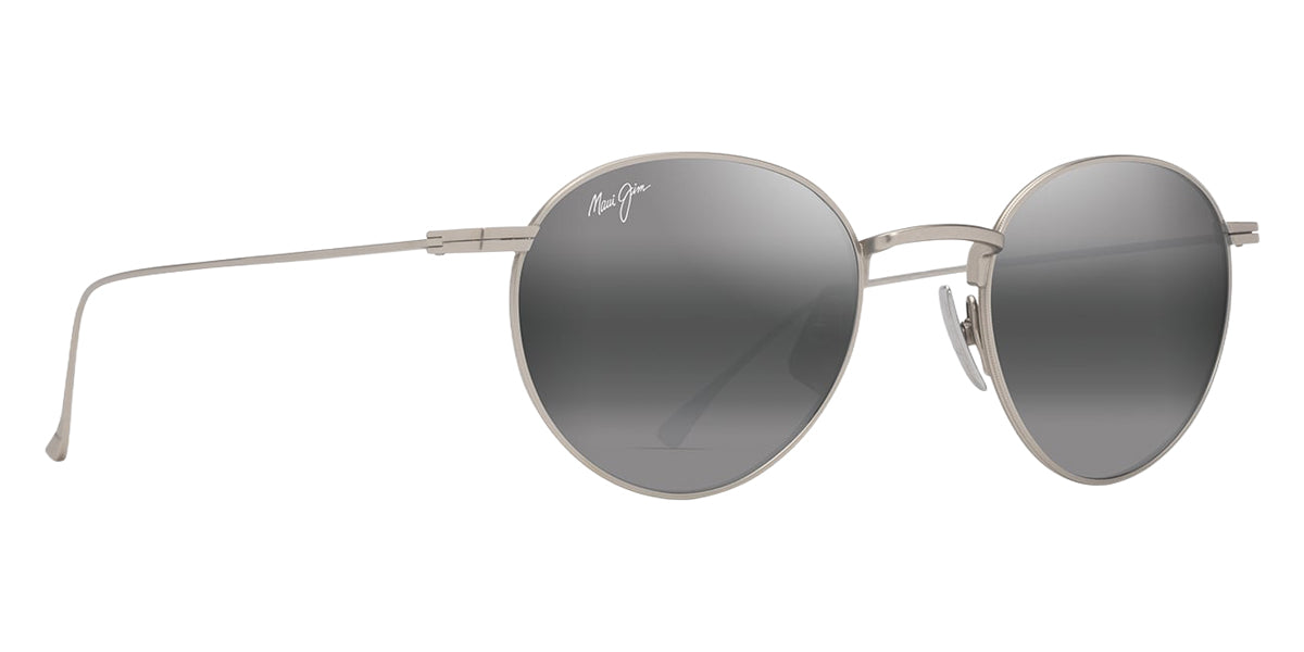 Maui Jim® Kaapeha MJI 691-17 48 - Matte Silver/Neutral Grey Sunglasses