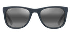 Maui Jim® Kikonia MJI 692-03 53 - Shiny Solid Greyish Blue/Neutral Grey Sunglasses