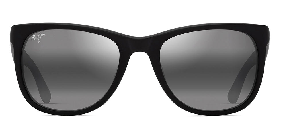 Maui Jim® Kikonia Xl MJI 693-02 56 - Matte Black/Neutral Grey Sunglasses
